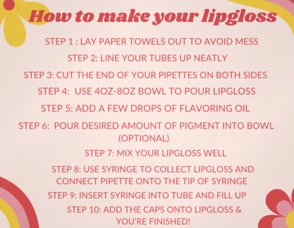 Lipgloss Starter Kit (with pigments)
